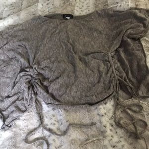 Kimono sleeve sweater S slouchy poncho shrug LOOK